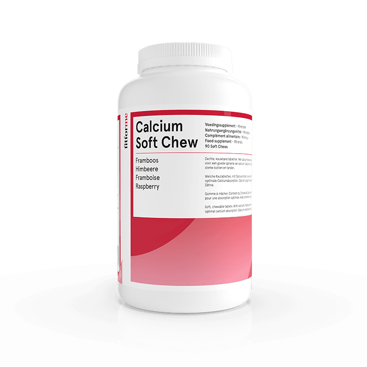Calcium Soft Chew - Framboos - 500 mg